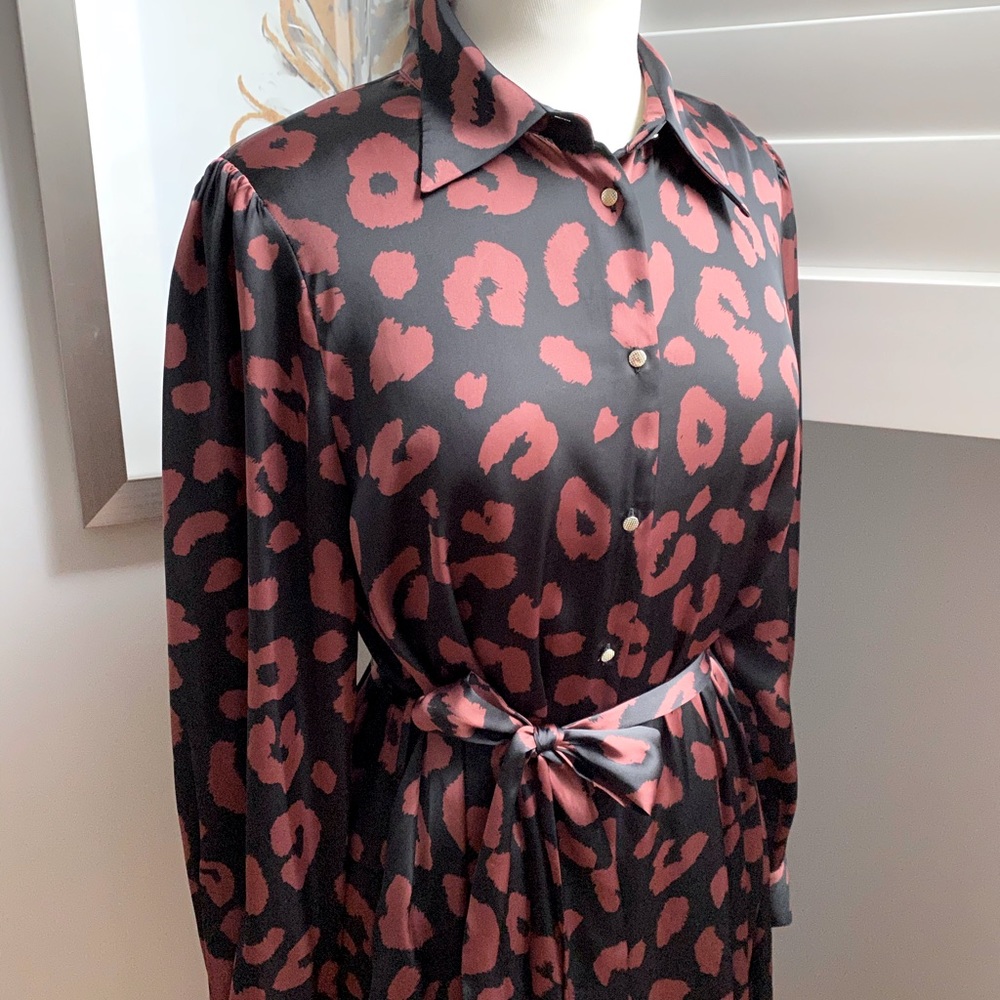 NWT Zara Printed Shirt Dress in Large - Picture 3 of 15